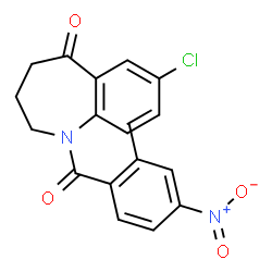 ChemSpider 2D Image | 7-Chloro-1-(2-methyl-4-nitrobenzoyl)-1,2,3,4-tetrahydro-5H-1-benzazepin-5-one | C18H15ClN2O4