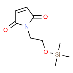 ChemSpider 2D Image | 1-{2-[(Trimethylsilyl)oxy]ethyl}-1H-pyrrole-2,5-dione | C9H15NO3Si