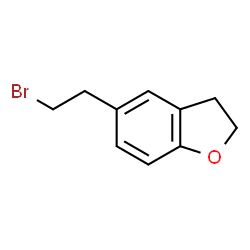 ChemSpider 2D Image | 5-(2-bromoethyl)-2,3-dihydrobenzofuran | C10H11BrO