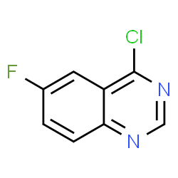 ChemSpider 2D Image | 4-Chloro-6-fluoroquinazoline | C8H4ClFN2