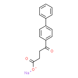 ChemSpider 2D Image | Sodium 4-(4-biphenylyl)-4-oxobutanoate | C16H13NaO3