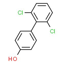 ChemSpider 2D Image | 2,6-Dichloro-4'-biphenylol | C12H8Cl2O