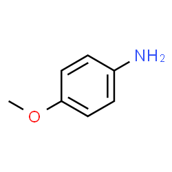 ChemSpider 2D图像| 4-甲氧基苯胺| C7H9NO