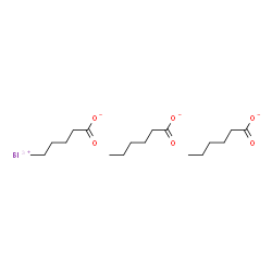 ChemSpider 2D Image | Bismuth(3+) trihexanoate | C18H33BiO6