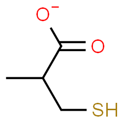 ChemSpider 2D Image | 2-Methyl-3-sulfanylpropanoate | C4H7O2S