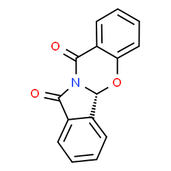 ChemSpider 2D Image | (4bR)-10H-Isoindolo[1,2-b][1,3]benzoxazine-10,12(4bH)-dione | C15H9NO3