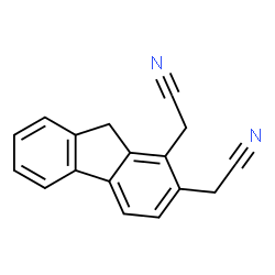 ChemSpider 2D Image | 2,2'-(9H-Fluorene-1,2-diyl)diacetonitrile | C17H12N2