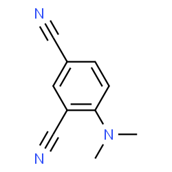 ChemSpider 2D Image | 4-(Dimethylamino)isophthalonitrile | C10H9N3