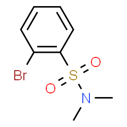 ChemSpider 2D Image | 2-BROMO-N,N DIMETHYLBENZENESULFONAMIDE | C8H10BrNO2S