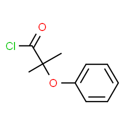 ChemSpider 2D Image | 2-Methyl-2-phenoxypropanoyl chloride | C10H11ClO2