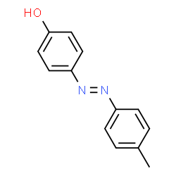 ChemSpider 2D Image | 4-[(E)-(4-Methylphenyl)diazenyl]phenol | C13H12N2O