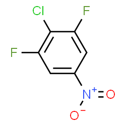 ChemSpider 2D Image | 2-Chloro-1,3-difluoro-5-nitrobenzene | C6H2ClF2NO2