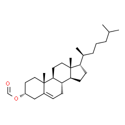 ChemSpider 2D Image | (3alpha,17alpha,20S)-Cholest-5-en-3-yl formate | C28H46O2