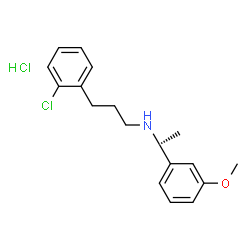 ChemSpider 2D Image | Tecalcet hydrochloride | C18H23Cl2NO