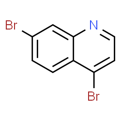 ChemSpider 2D Image | 4,7-Dibromoquinoline | C9H5Br2N