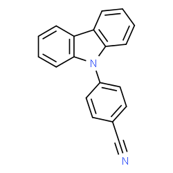 ChemSpider 2D Image | 4-(9H-Carbazol-9-yl)benzonitrile | C19H12N2