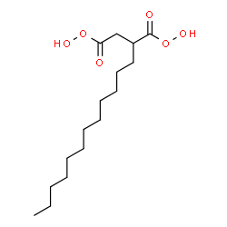 ChemSpider 2D Image | 2-Dodecylbutanediperoxoic acid | C16H30O6