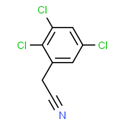 ChemSpider 2D Image | (2,3,5-Trichlorophenyl)acetonitrile | C8H4Cl3N