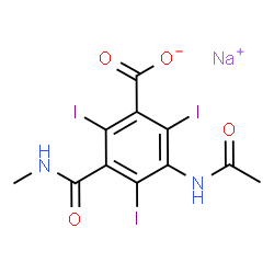 ChemSpider 2D Image | Iothalamate Sodium | C11H8I3N2NaO4