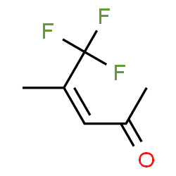ChemSpider 2D Image | (3Z)-5,5,5-Trifluoro-4-methyl-3-penten-2-one | C6H7F3O