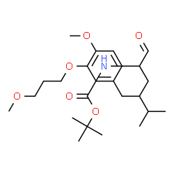 ChemSpider 2D Image | 2-Methyl-2-propanyl {4-[4-methoxy-3-(3-methoxypropoxy)benzyl]-5-methyl-1-oxo-2-hexanyl}carbamate | C24H39NO6
