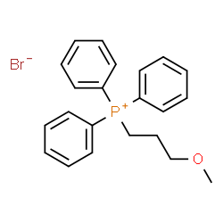 ChemSpider 2D Image | (3-Methoxypropyl)(triphenyl)phosphonium bromide | C22H24BrOP