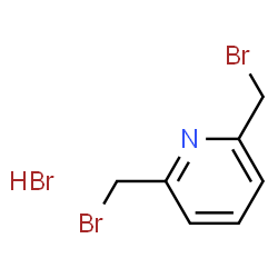 ChemSpider 2D Image | 2,6-Bis(bromomethyl)pyridine hydrobromide (1:1) | C7H8Br3N