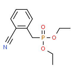 ChemSpider 2D Image | Diethyl (2-cyanobenzyl)phosphonate | C12H16NO3P