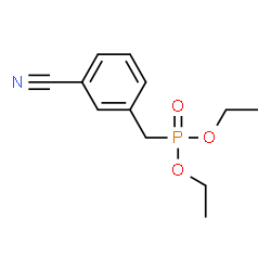 ChemSpider 2D Image | Diethyl (3-cyanobenzyl)phosphonate | C12H16NO3P