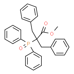 ChemSpider 2D Image | Methyl 2-benzyl-2-(diphenylphosphoryl)-3-phenylpropanoate | C29H27O3P