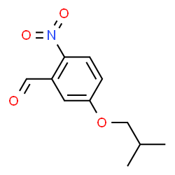 ChemSpider 2D Image | 5-Isobutoxy-2-nitrobenzaldehyde | C11H13NO4
