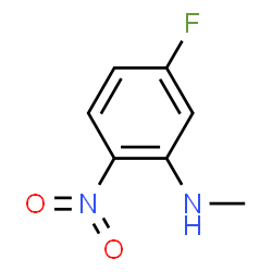 ChemSpider 2D Image | 5-Fluoro-N-methyl-2-nitroaniline | C7H7FN2O2