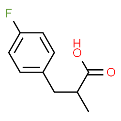 ChemSpider 2D Image | 4-Fluoro-α-methyl-benzenepropanic acid | C10H11FO2