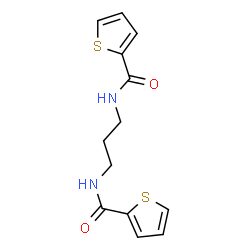 ChemSpider 2D Image | N,N'-1,3-Propanediyldi(2-thiophenecarboxamide) | C13H14N2O2S2