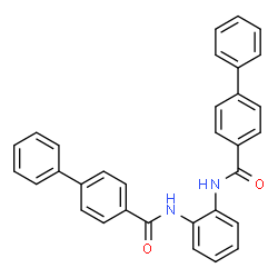 ChemSpider 2D Image | N,N'-1,2-Phenylenedibiphenyl-4-carboxamide | C32H24N2O2
