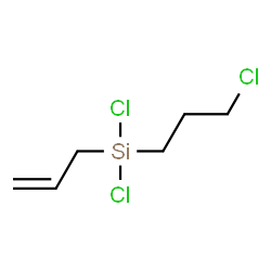 ChemSpider 2D Image | ALLYL(CHLOROPROPYL)DICHLOROSILANE | C6H11Cl3Si
