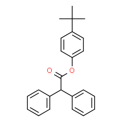 ChemSpider 2D Image | 4-(2-Methyl-2-propanyl)phenyl diphenylacetate | C24H24O2