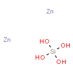 ChemSpider 2D Image | Orthosilicic acid - zinc (1:2) | H4O4SiZn2