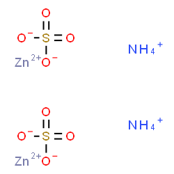 ChemSpider 2D Image | diammonium dizinc disulfate | H8N2O8S2Zn2