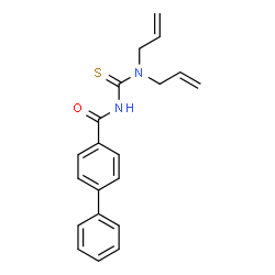 ChemSpider 2D Image | N-(Diallylcarbamothioyl)-4-biphenylcarboxamide | C20H20N2OS