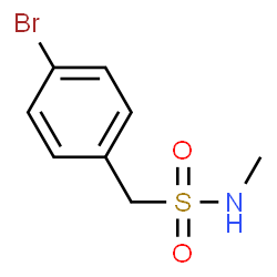ChemSpider 2D Image | 1-(4-Bromophenyl)-N-methylmethanesulfonamide | C8H10BrNO2S