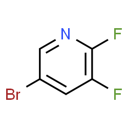 ChemSpider 2D Image | 5-Bromo-2,3-difluoropyridine | C5H2BrF2N