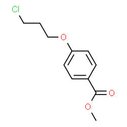 ChemSpider 2D Image | Methyl 4-(3-chloropropoxy)benzoate | C11H13ClO3