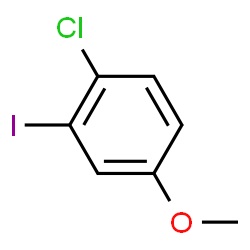 ChemSpider 2D Image | 1-Chloro-2-iodo-4-methoxybenzene | C7H6ClIO