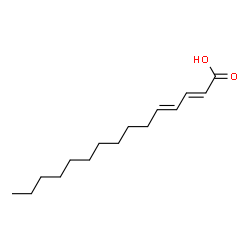 ChemSpider 2D Image | (2E,4E)-2,4-Pentadecadienoic acid | C15H26O2