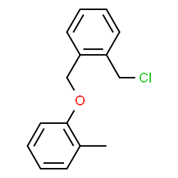 ChemSpider 2D Image | 2-(Chloromethyl)benzyl 2-methylphenyl ether | C15H15ClO