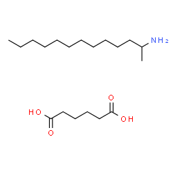 ChemSpider 2D Image | TRIDECANAMINE ADIPATE | C19H39NO4