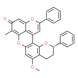 ChemSpider 2D Image | Dracorubin | C32H24O5