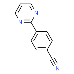 ChemSpider 2D Image | 4-(2-Pyrimidinyl)benzonitrile | C11H7N3