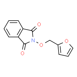 ChemSpider 2D Image | N-(2-Furylmethoxy)phthalimide | C13H9NO4